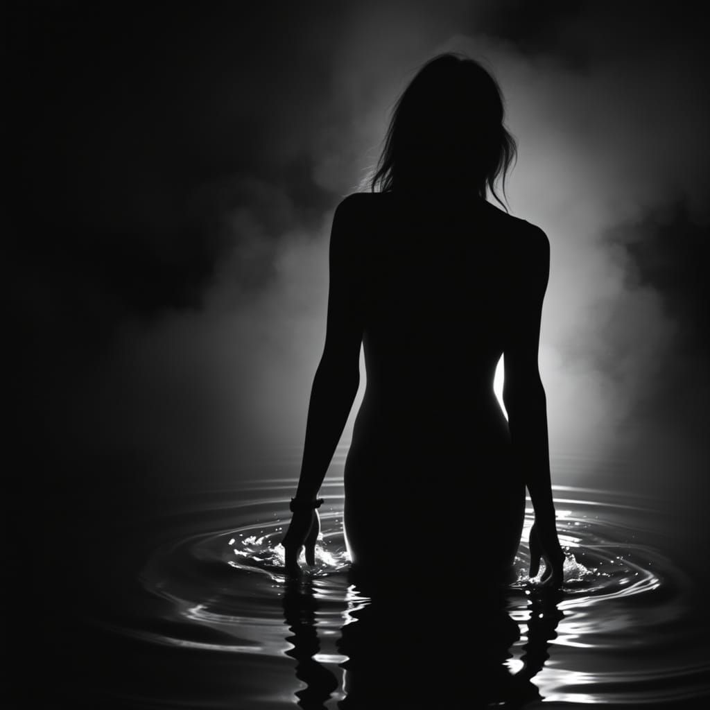 Abstract Woman Portrait: Sacred Pleasure