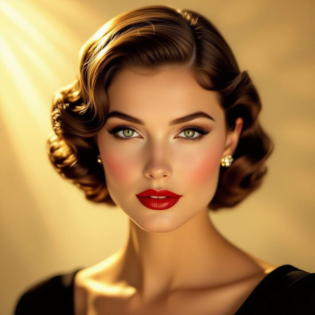 Art Deco Muse in 1930s Fashion Photography Style