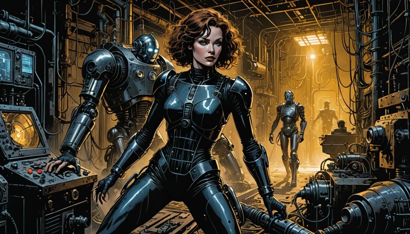 Comic Book Rescue in Cyberman Factory