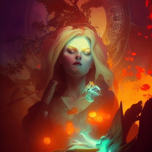 Hyperdetailed Hocus Pocus Concept Art in 8K