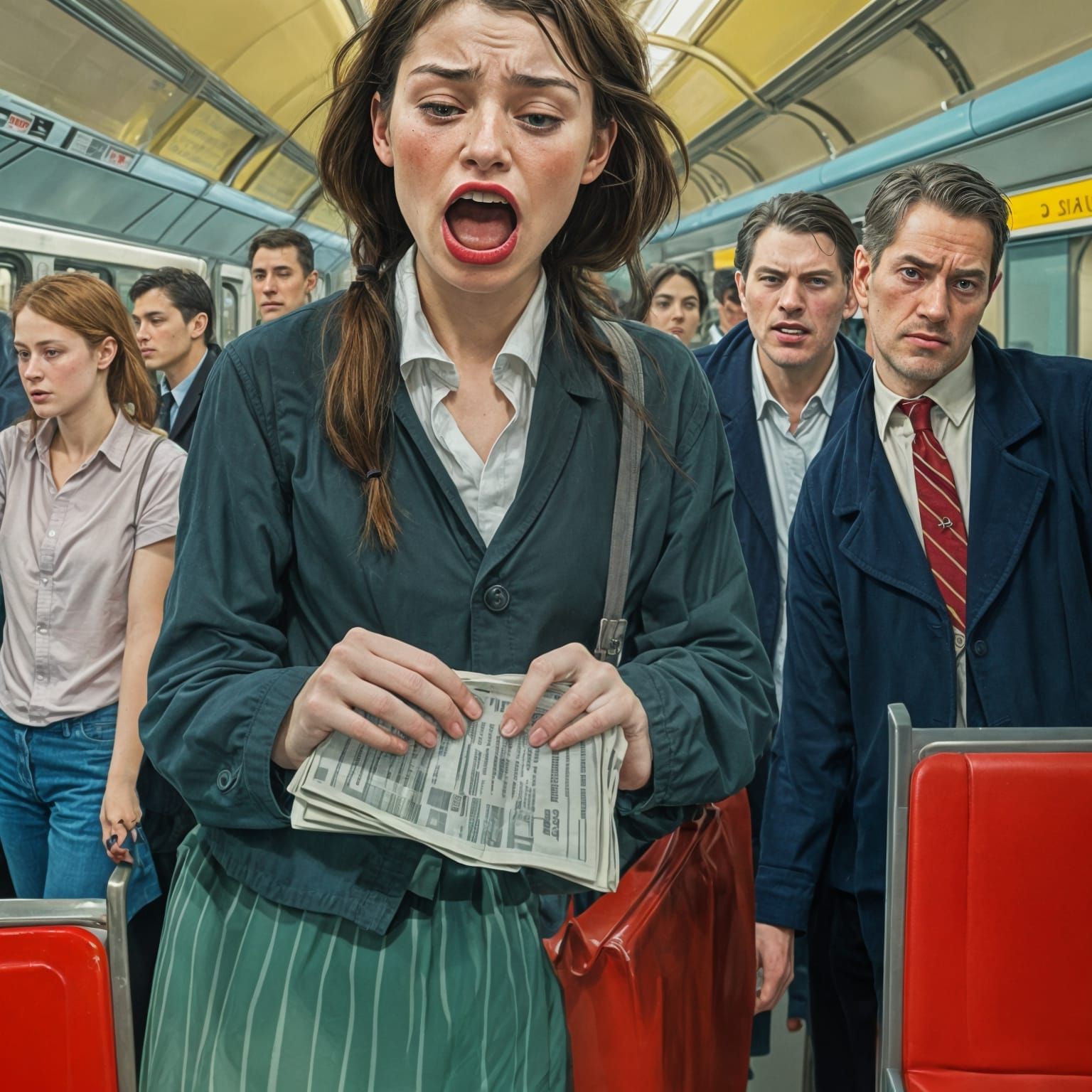 Crying to travel free