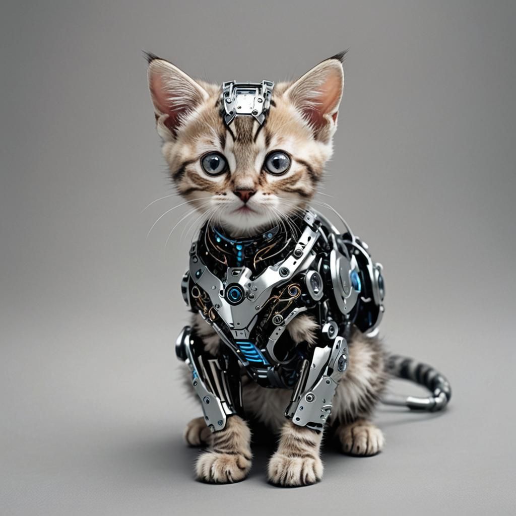 Cyborg kitten