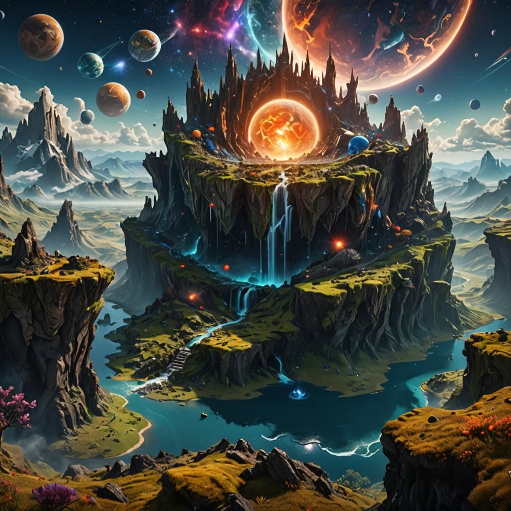 New Earth in a Brilliant Universe: Fantasy Concept Art