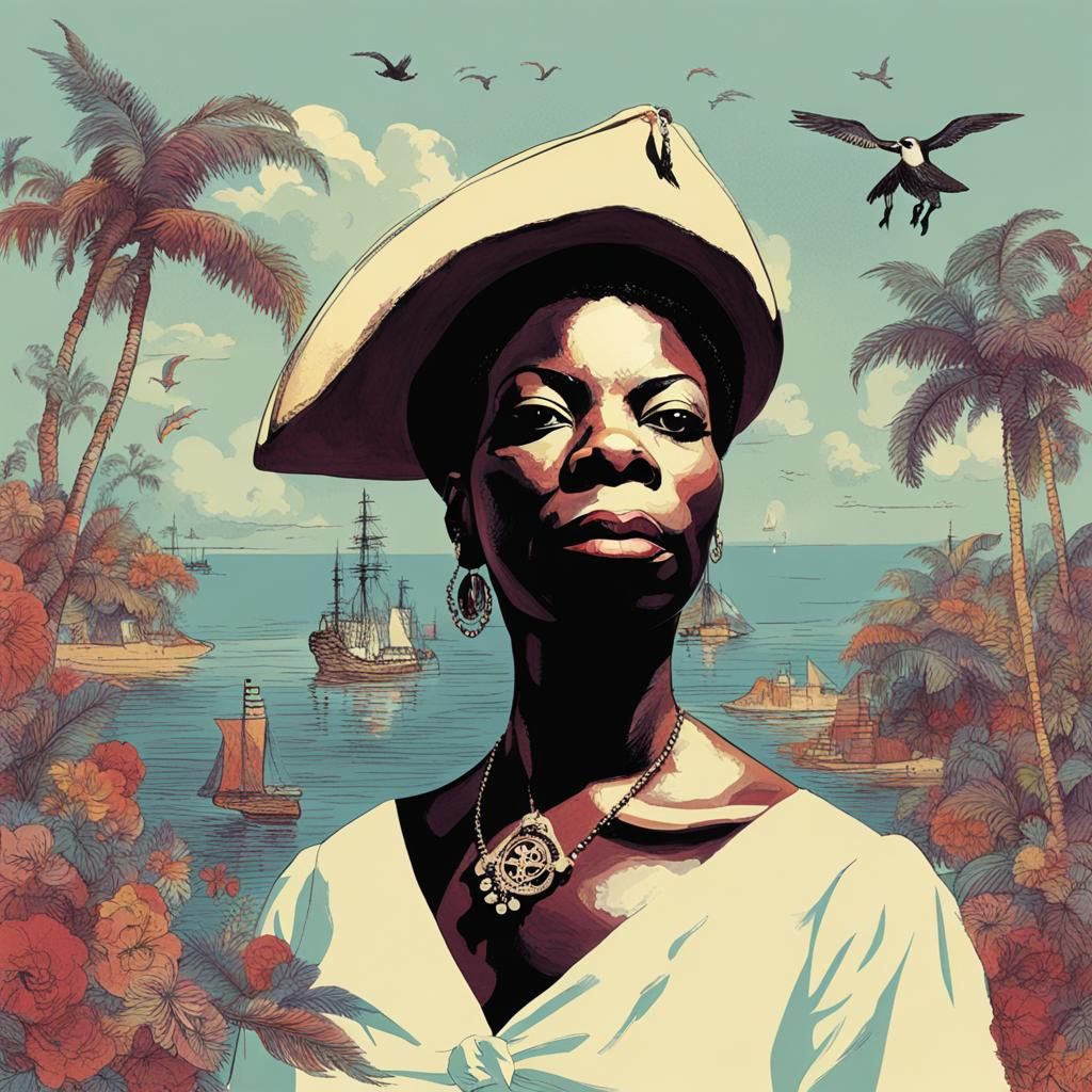 Pirate Jenny Portrait in Simone Style