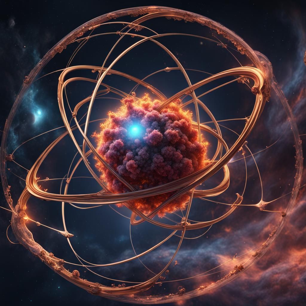 Atom Splitting in Deep Space: Detailed Matte Painting