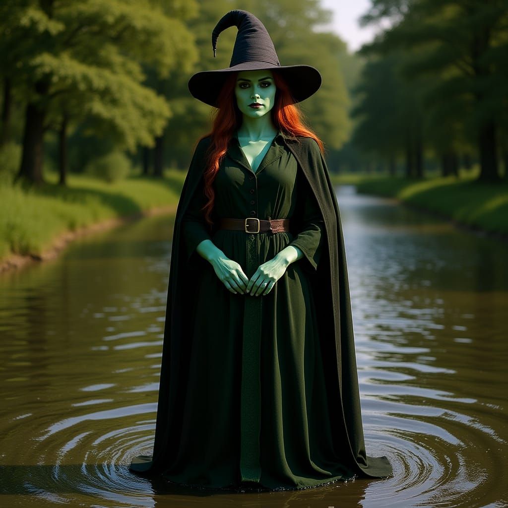 Enchanting River Witch