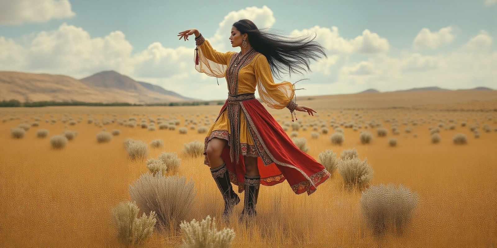 Dramatic Dark Portrait in High Contrast