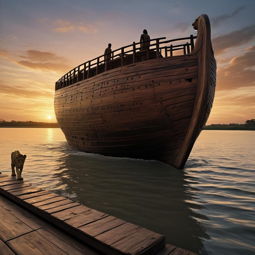 Noah's Ark: A Sanctuary of Paired Animals