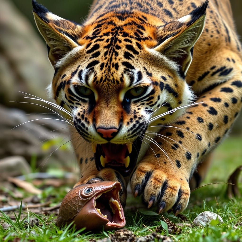 Majestic Ice Age Hunter in Stealth Mode