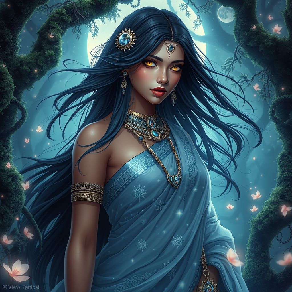 Enchanting Yakshini Goddess of Nature