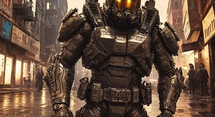 SWAT Agent in Dark Alleyway: Hyperrealistic Digital Art