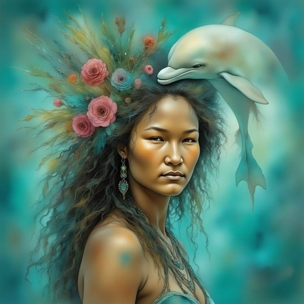 <lora:Native Woman:1.0> <lora:Archetypal Images:1.0> a tanne...