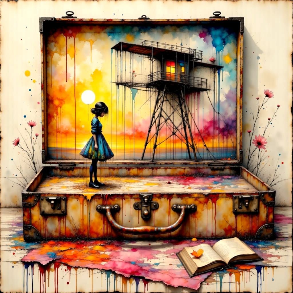 Ornate Treasure Chest in an Anime Style