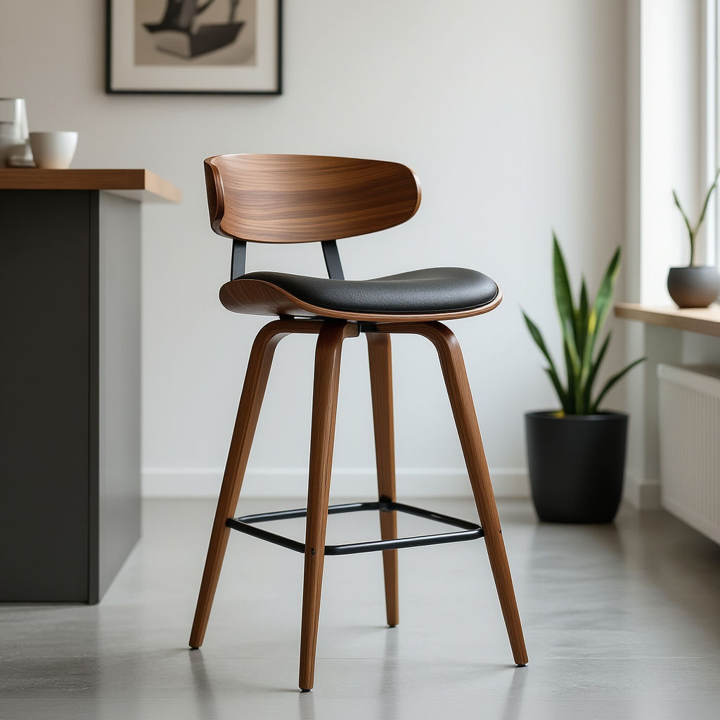 Technical Drawing of a Chair: Detailed Views