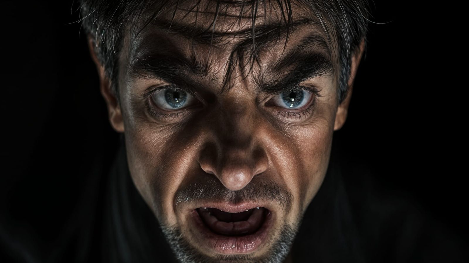 Surreal Portrait of a Man in Crisis