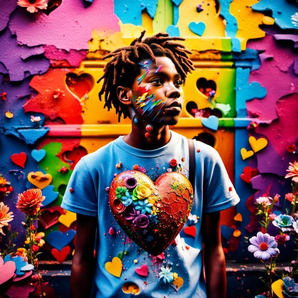 Repairer of Broken Hearts in Graffiti Art Style