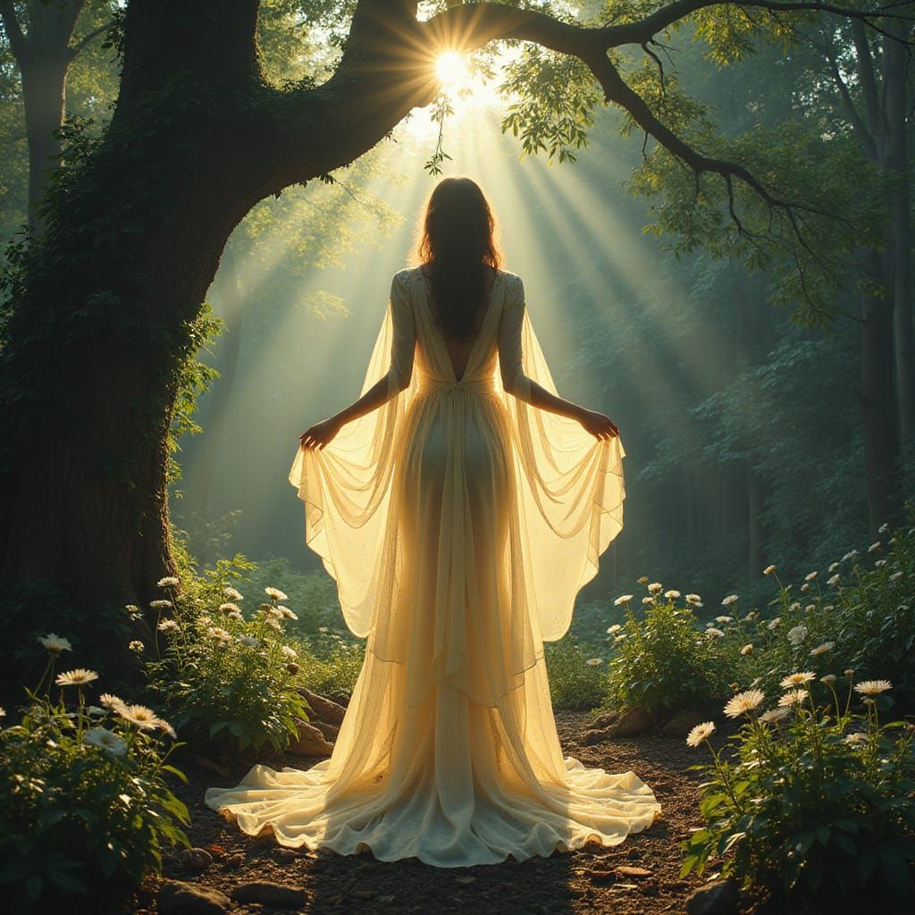 Diaphanous sheer gowns