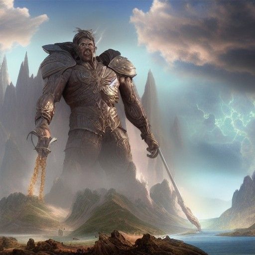 The Most Powerful Man Alive: Detailed Matte Painting