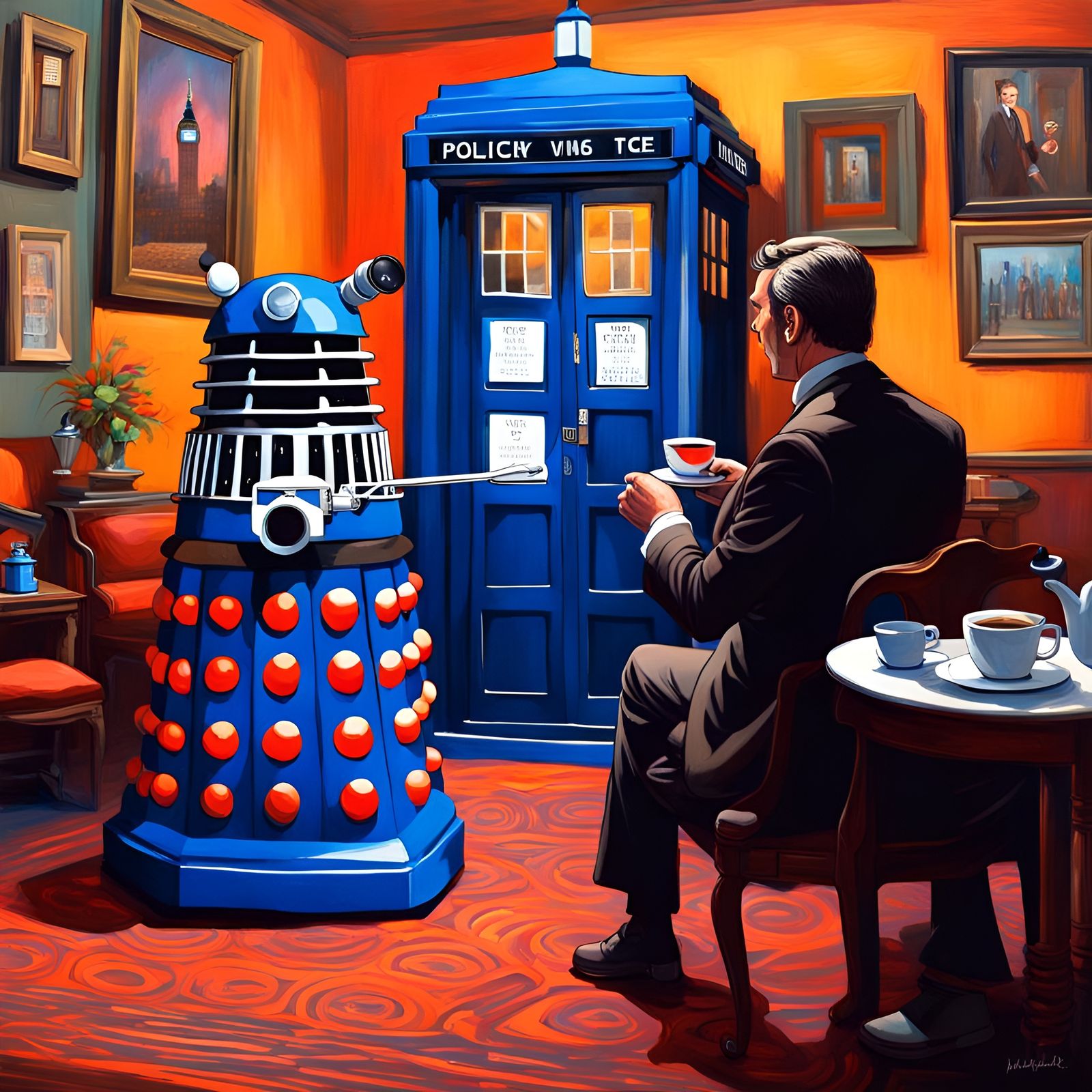 "I Require Immediate Commands Dr. Who!"