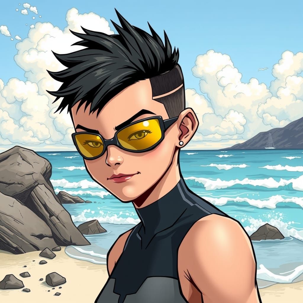 Negasonic Teenage Warhead: Summer Beach Portrait