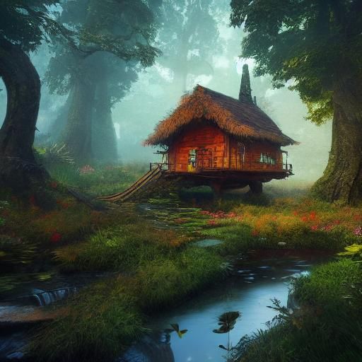 Baba Yaga's Hut Sinking, Brass Dragon Soaring