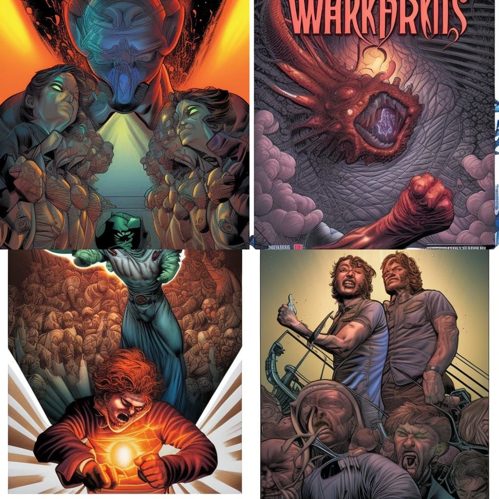 Dynamic Comic Book Art Illustration
