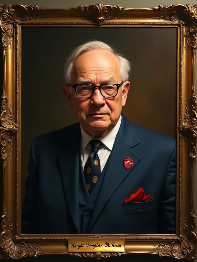 Distinguished Gentleman Portrait in Classic Style