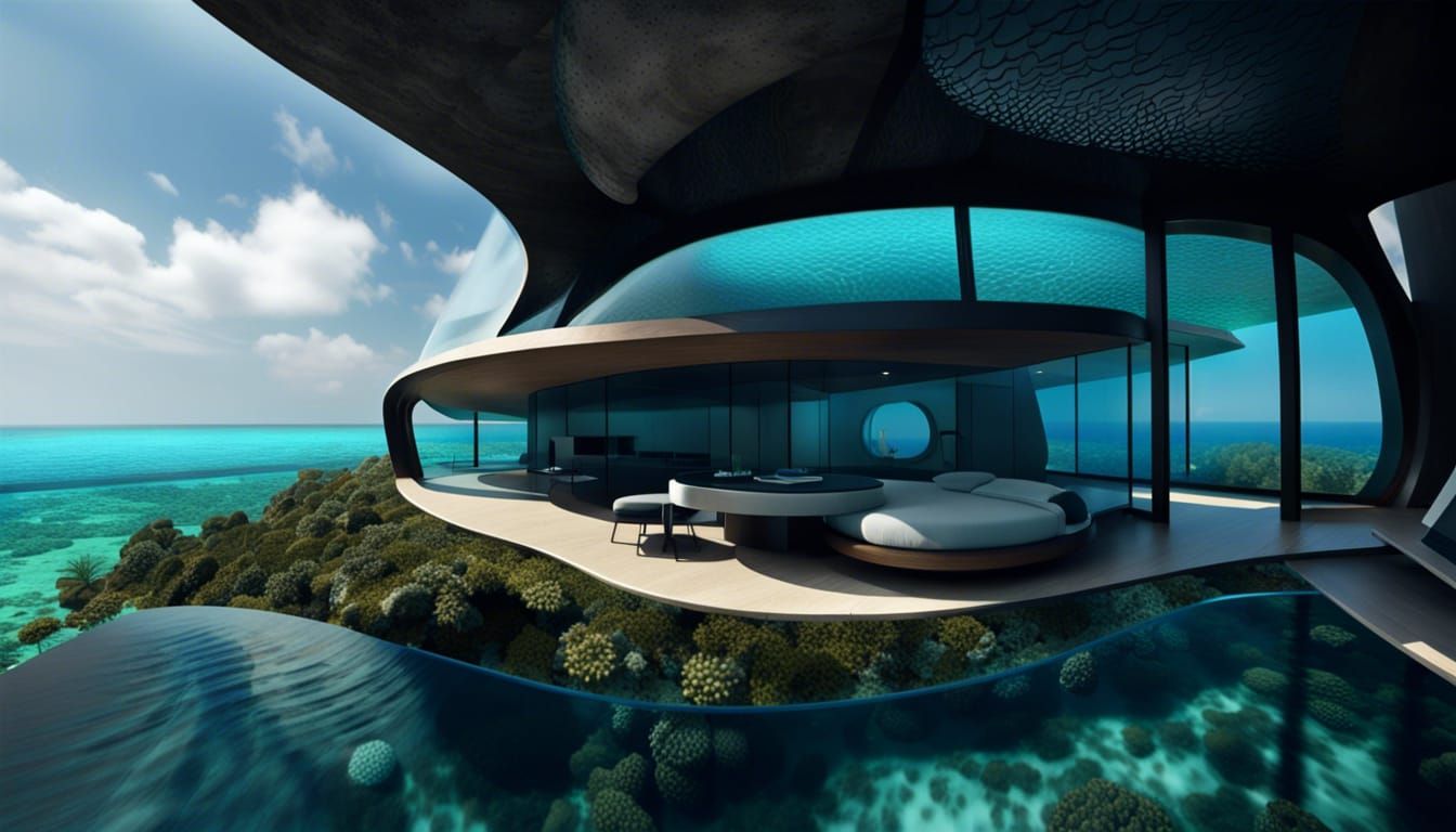 Underwater Modern House