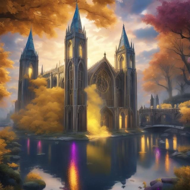 Majestic Glass Cathedral Architecture