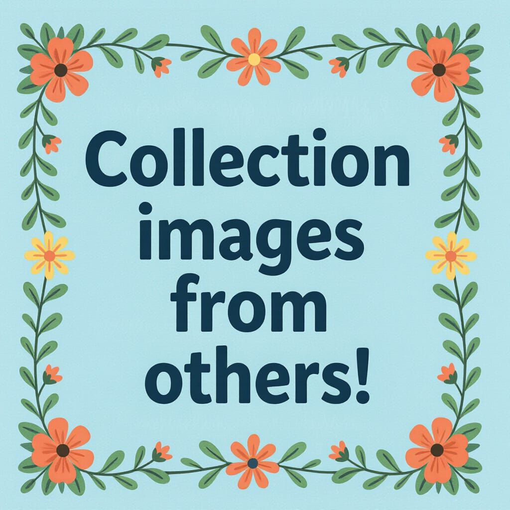 Cute Background with Text 'Collection Images'