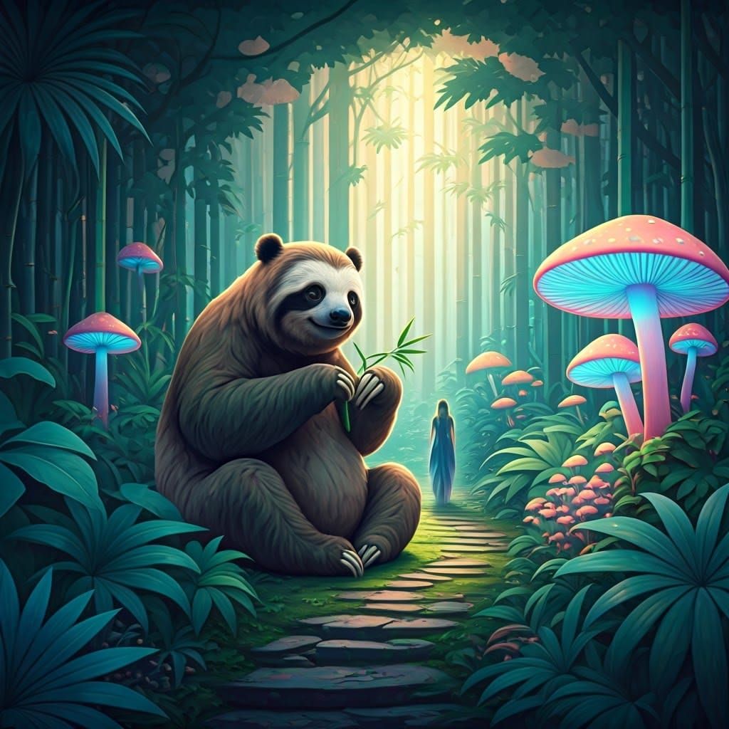 Ethereal Glimmer: The Forest of Fantasia