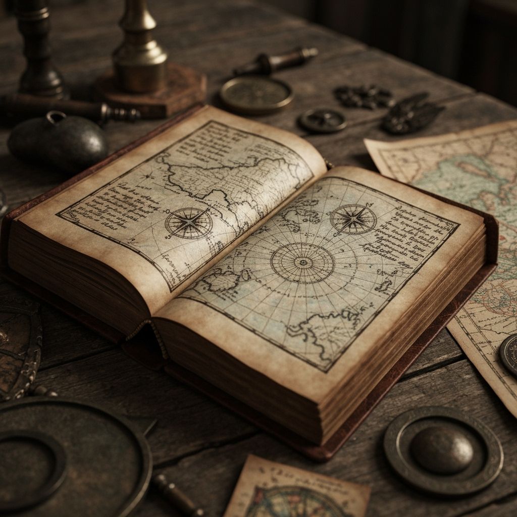 Worn Griffin Banner Waves on Battlefield