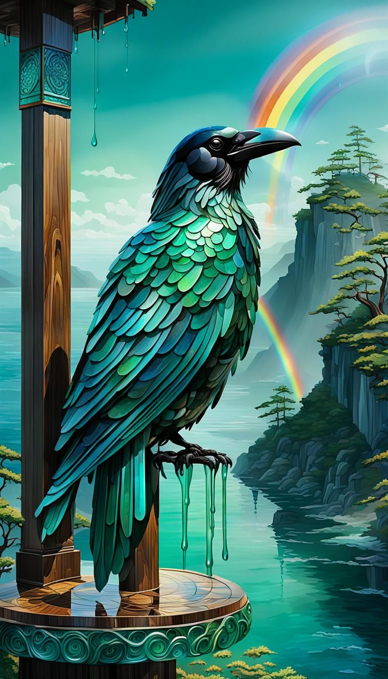 Jade Raven Rainbow 2