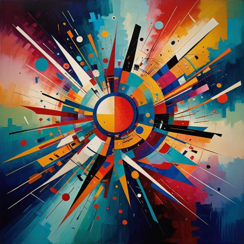 Surreal Harmony in Vibrant Colors