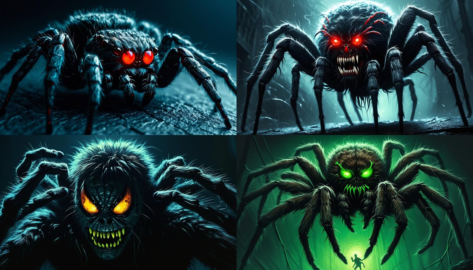 Nightmare Spider: Human-Faced Dream Terror