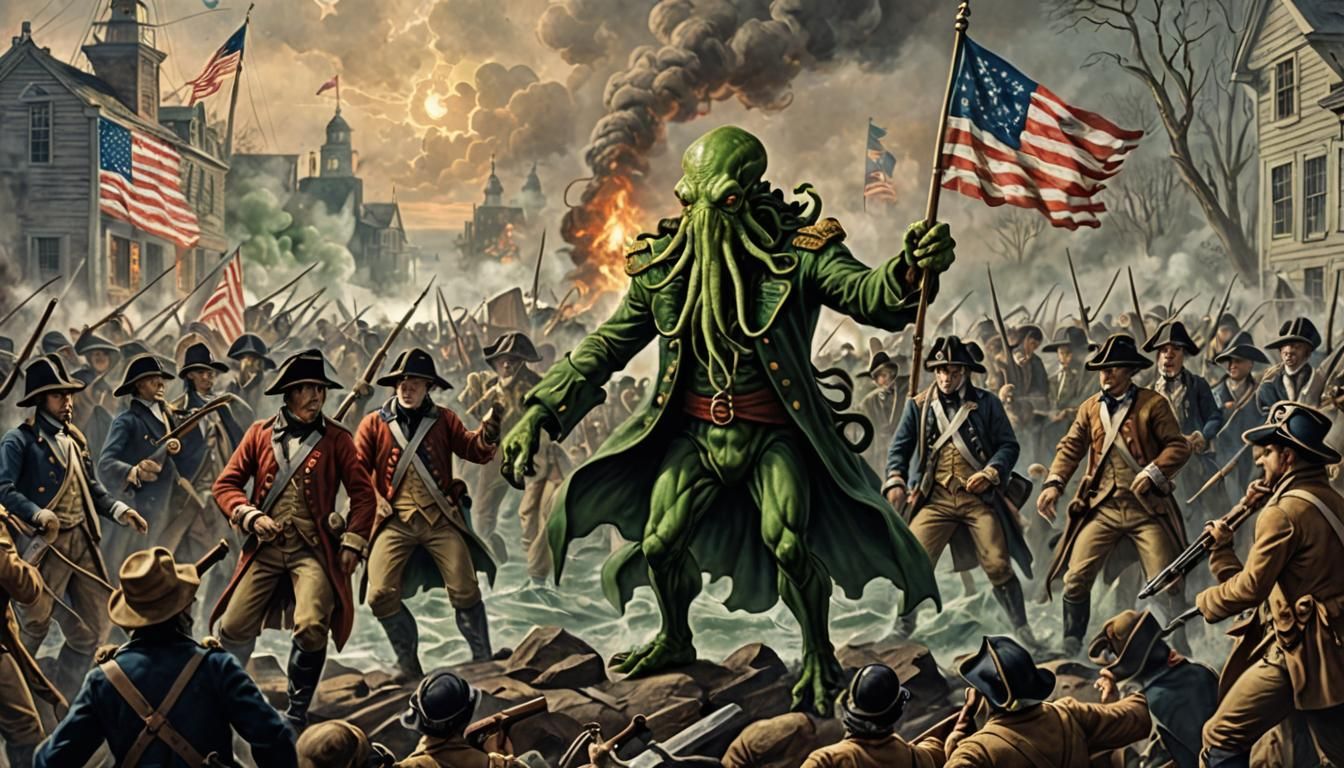 Cthulhu Invades the American Revolution, 1776
