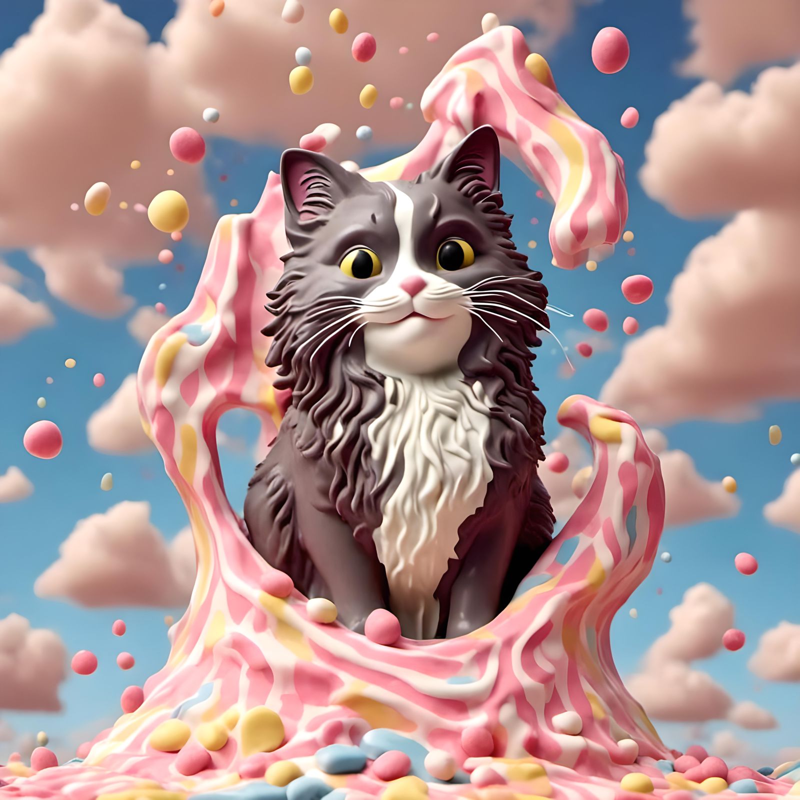 Chocolate Goji in Gummy Candy Wonderland