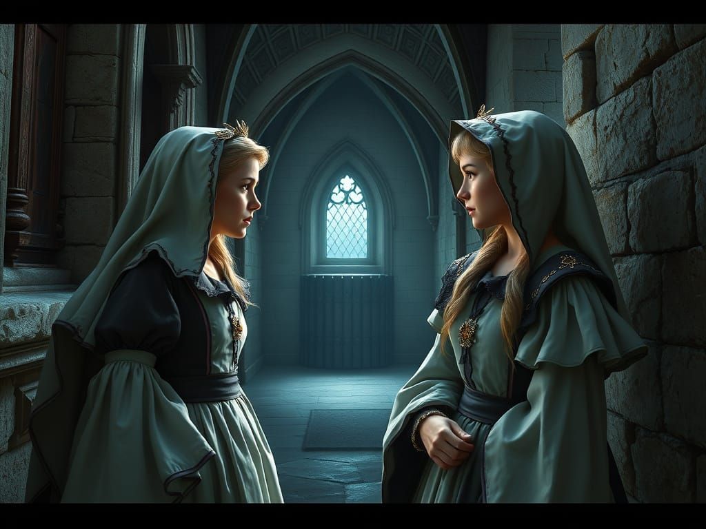 Medieval Castle Maids in Whispers