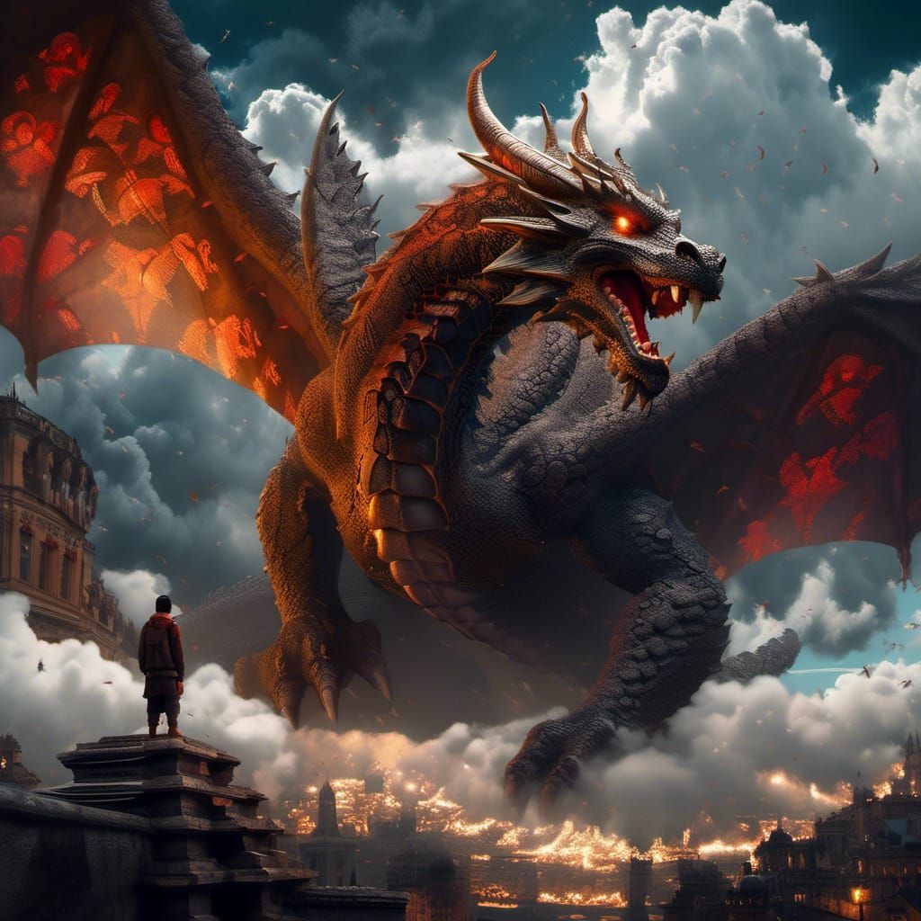 Attack on dragon