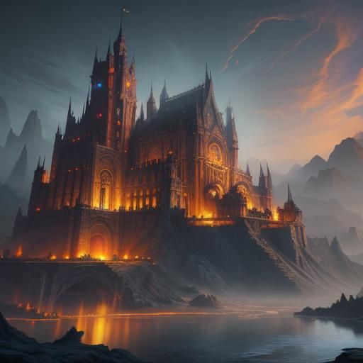 Spaghetti Carbonara: Detailed Matte Painting