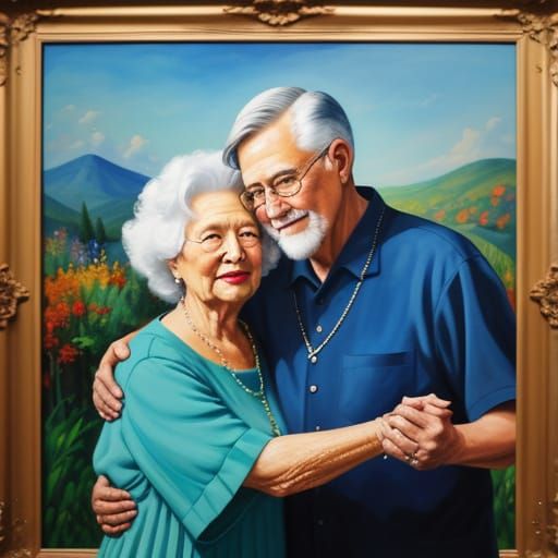 Impressionist Gouache & Watercolor Masterpiece Honoring Gran...