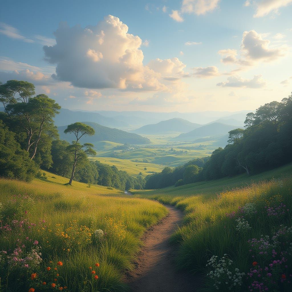 Stunning AI Generated Landscape Image