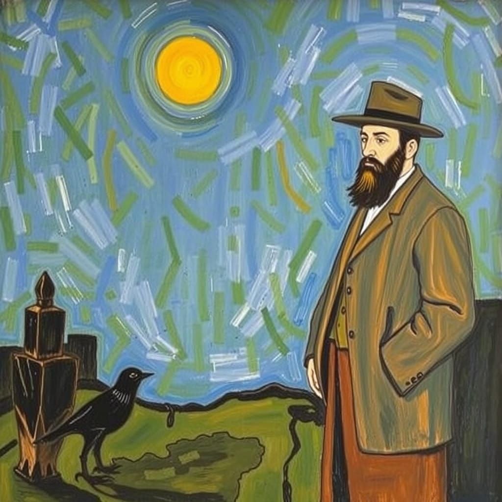 Surrealist Artistic Collaboration in Vibrant Colors