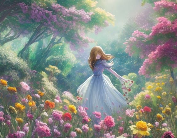 Romantic Whimsy in Springtime Paradise