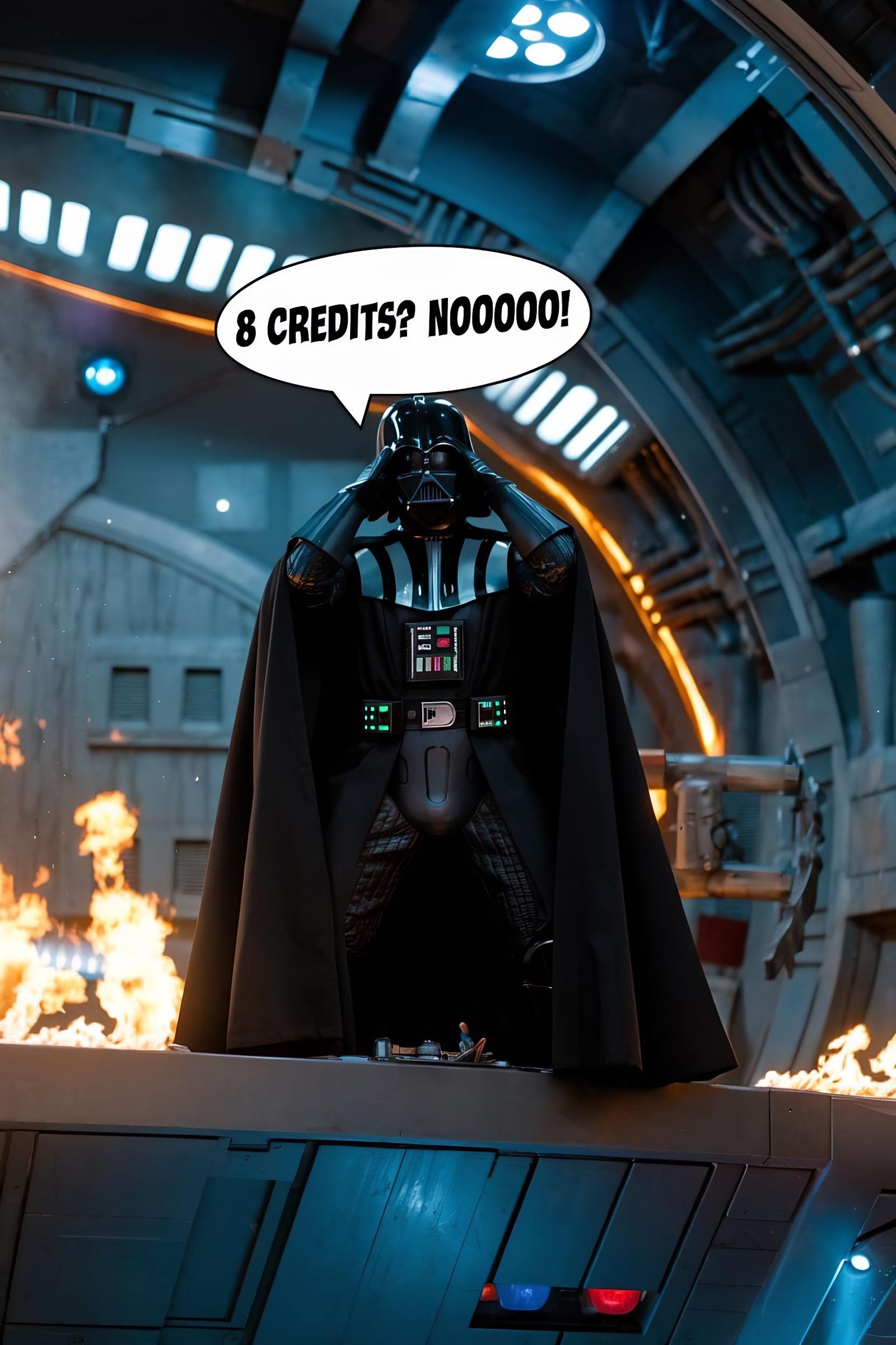 Darth Vader's Shocking Revelation Aboard Spaceship