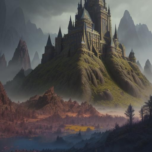 Detailed Matte Painting of Shrek in 8K