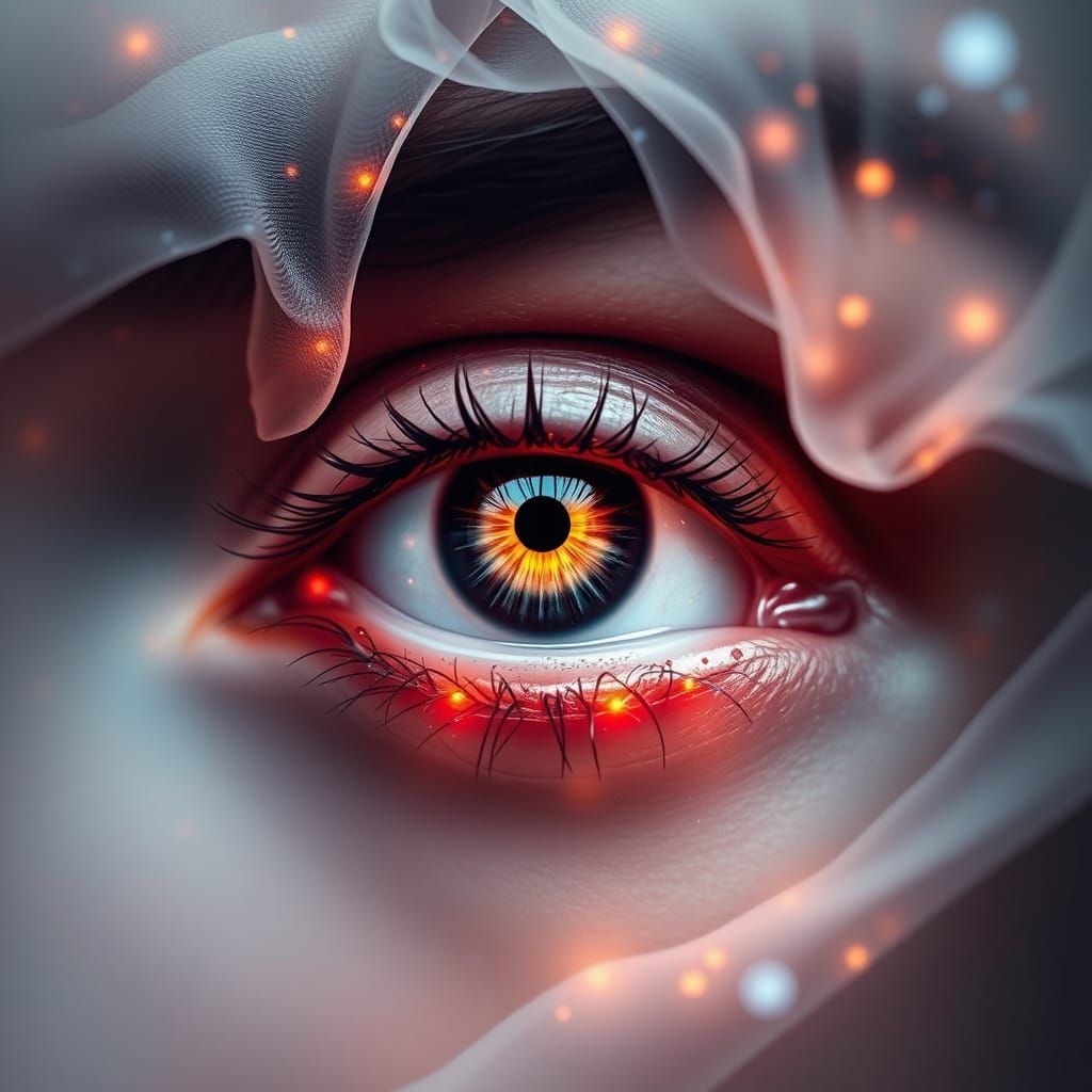 Surreal Ethereal Portrait of an Eye