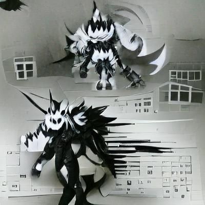 Monochrome Nightmare: Evolving Darkness
