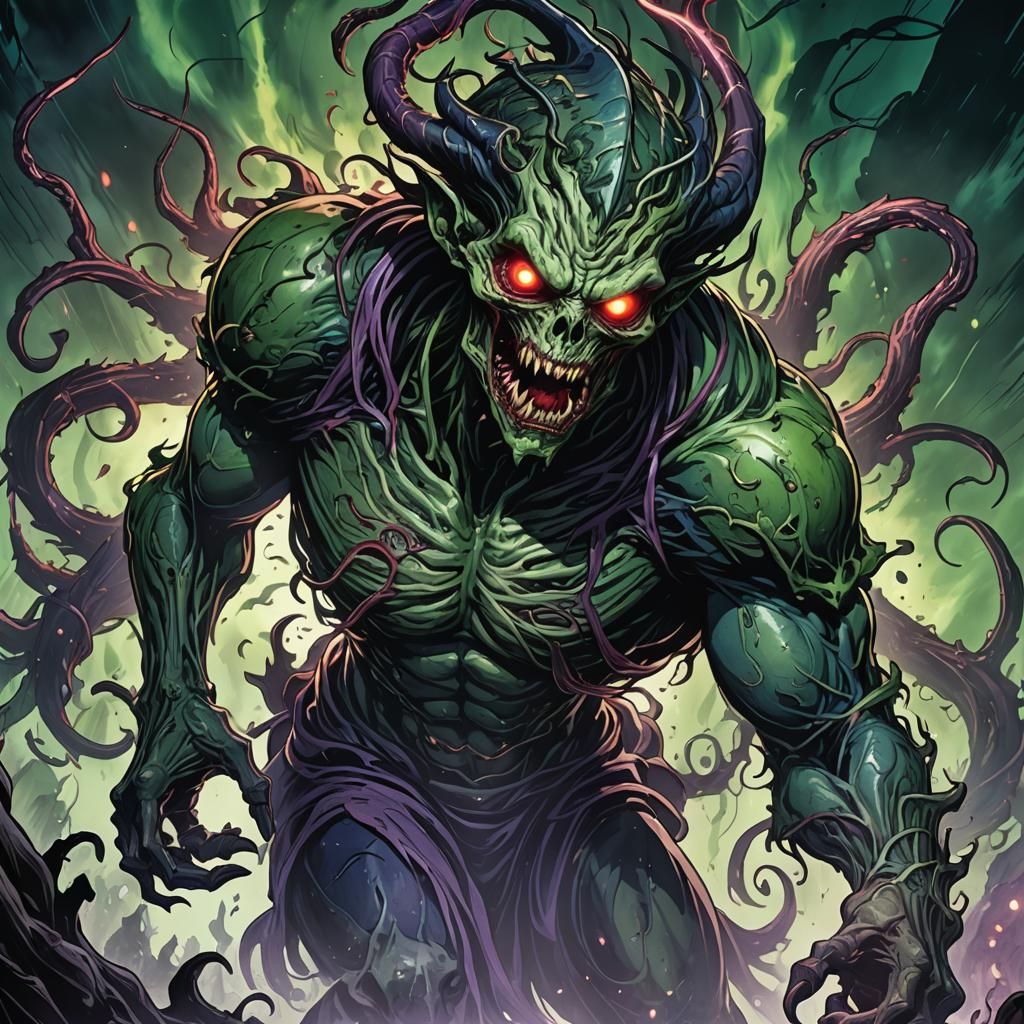 Eldritch Manga: Demon Zombie Rising from Darkness