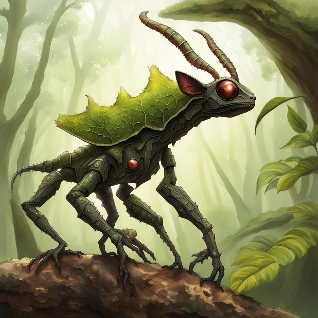 Exotic Alien Lifeforms on Distant Exoplanet